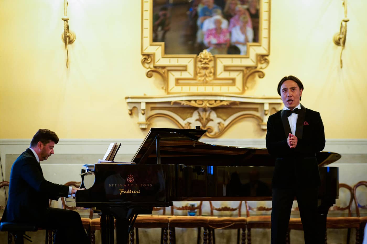 Tenore Fan Yinshan, Baritono Wang Yuliang - Concerto delle nazioni - pianista Luca Saltini